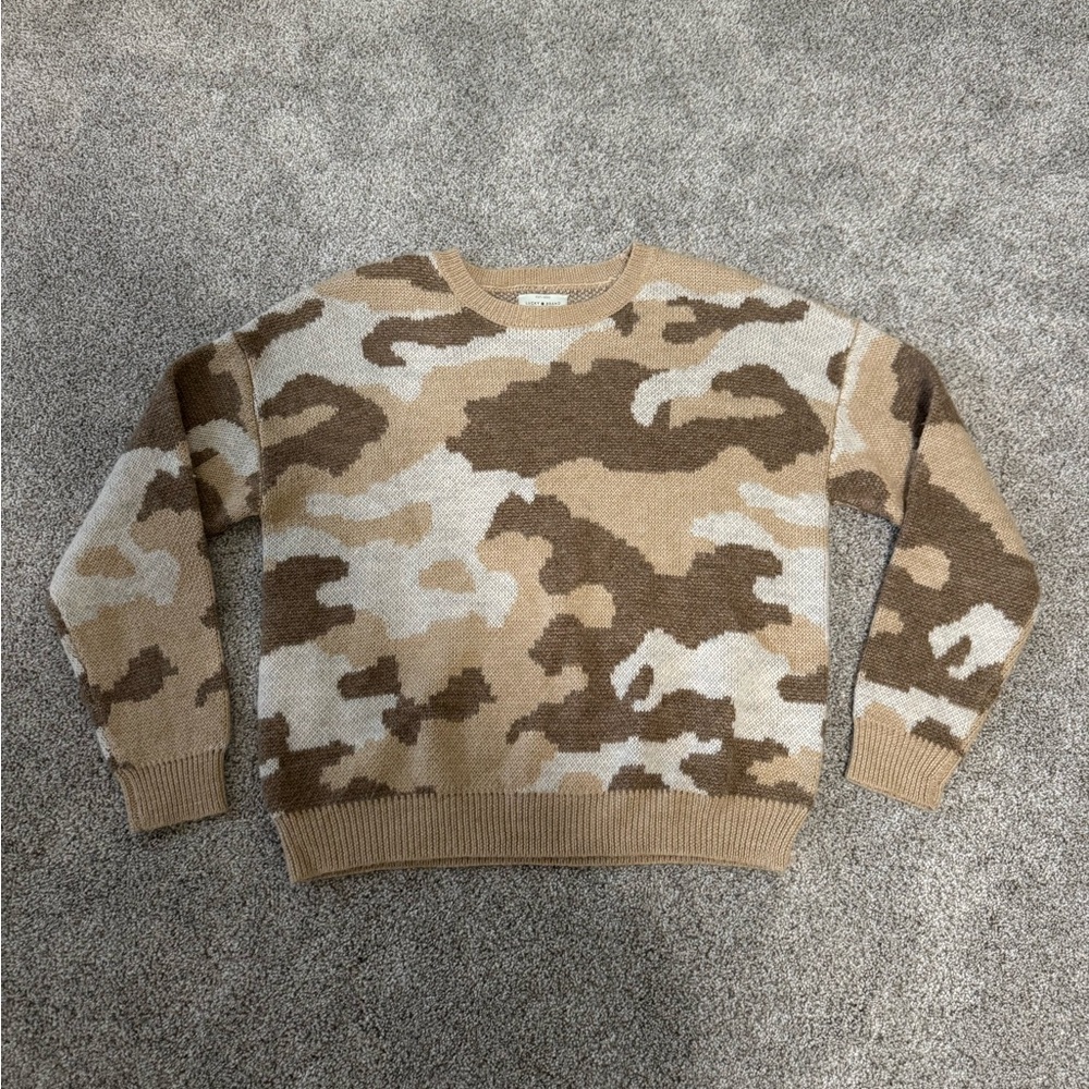 Lucky Brand Neutral Camo Sweater